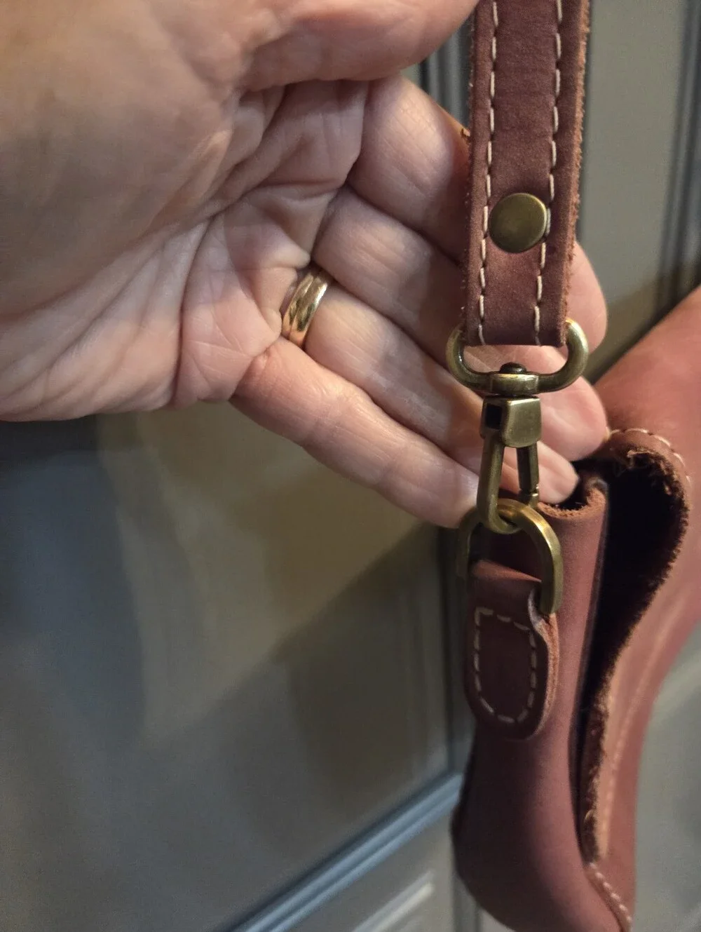 Portland Leather Crossbody Bag